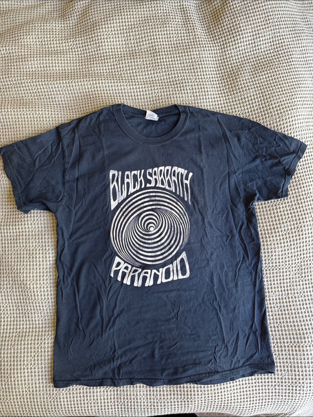 Black Sabbath 2016 Paranoid Tour Tee - Gildan Black Graphic Tee